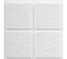 Защитные протекторы из фетра VORTEX белые, 38x38 мм 24346 