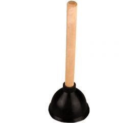 Вантуз конусный с деревянной ручкой Санакс d100мм 771226 