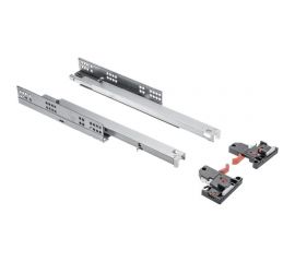 Направляющие полного выдвижения GTV MODERN SLIDE L-450 c 3D регулировкой, с доводчиком PB-3D0SHX18-450-H 