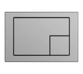 Кнопка Cersanit CORNER для LINK PRO/VECTOR/LINK/HI-TEC пластик, хром, матовый 64107 