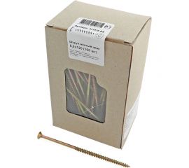 Шуруп крепежная техника жёлтый цинк 5,0x120, 100 шт. 431416 БК 