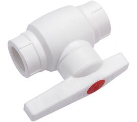 Шаровой кран MeerPlast полипропиленовый PPRC Ду20 Ру25 PRO под приварку D200-00028 