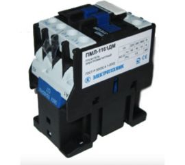 Электромагнитный пускатель Электротехник ПМЛ-1161ДМ УХЛ4 Б, 220В/50Гц, 1р, 16А, нереверсивный, без реле, IP20, ET508600 