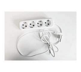 Сетевой удлинитель ПЕРЕСВЕТ+ с заземлением на 4 гнезда шнур ПВС 3*0,75- 2м 4620003920219 