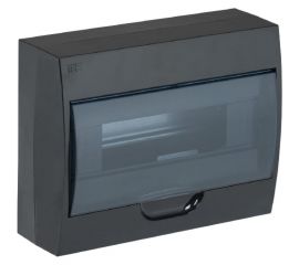 Корпус IEK KREPTA 3 ЩРН-П-12 IP41, черный, пластиковый MKP12-N-12-41-K02 