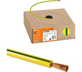 Провод ПуГВнгА-LS TDM 1х0,75 ГОСТ в коробке 200м, желто-зеленый SQ0124-1461 