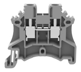 Клемма на дин-рейку DEGSON 4 кв.мм, винтовая, серая, 100 штук DC4-01P-11-00Z(H) 