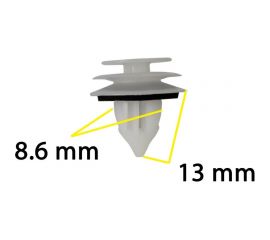 Автокрепеж для Mazda 10 шт GJ6R68ABX КрепАвто 1705 