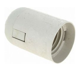 Патрон General Lighting Systems GLH-E27-HRP-H-W термопластик, Е27 подвесной, б/кольца белый 474015 