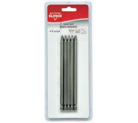 Набор бит 5 шт. Elitech 1820.069400 