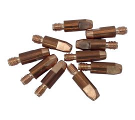 Токоподводящий наконечник М6, 8х28 мм, 1.0 мм, E-Cu, 10 шт EUROSTAR 02М60828Ф1.0М 