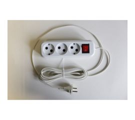 Сетевой улинитель ПЕРЕСВЕТ+ Р/С-3 с переключателем шнур-ПВС 2*0,75-3м 4620003920509 