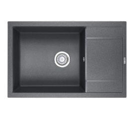 Оборачиваемая кухонная кварцевая мойка GRANULA 780х500 мм, графит GR-7805 