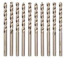 Сверло по металлу Р6М5/М2 (10 шт; 0.3 мм; ц/х; вышлифованное Класс А1) WOLFSTAR da00201 
