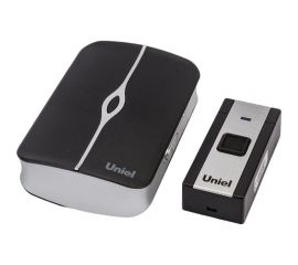 Беспроводной звонок Uniel UDB-015W-R1T1-36S-100M-WH/BL 36 мелодий UL-00006434 