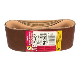 Лента бесконечная KK19XW (5 шт; 75х457 мм; 16H; P80) БАЗ 960000142031 