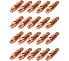Наконечник токопроводящий 20 шт, CU-E, М6x28 мм, d=1.2 мм для горелок mig/mag энаргит CU-E-M6-28-12-20 