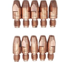 Наконечник токопроводящий 10 шт, CU-E, М8x30 мм, d=1.0 мм для горелок mig/mag энаргит CU-E-M8-30-10-10 