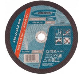 Круг отрезной по металлу 230х2х22,2 мм GROSS 74389 