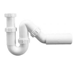 Трубный сифон McAlpine 1 1/2""х40 мм, без выпуска с отводной трубой, D40/50 мм MRSK12-50 