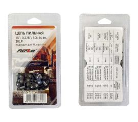 Цепь 15"", 0.325"", 1.3 мм, 64 зв., 20LP FORZA FZ01.07.01.006 БЛИСТЕР 