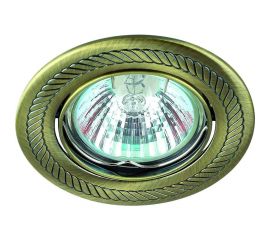 Встраиваемый спот POWERLIGHT 1хGU5,3x50W бронза L6159 6159/1-4BZ 