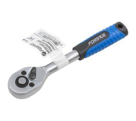 Реверсивная трещотка Forsage с резиновой ручкой, 1/4"" F-80222W 