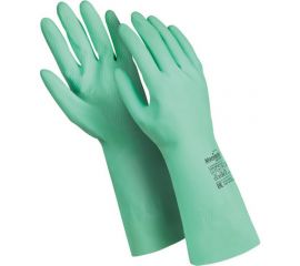 Перчатки MANIPULA Контакт, хб напыление, размер 9-9.5, зеленые L-F-02 605824 