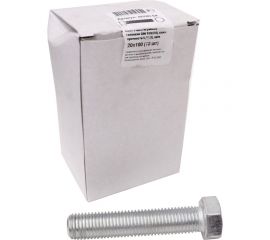 Болт крепежная техника ш\г, полная резьба, DIN 933, 20х100 мм, 10 шт. 493583 БК 