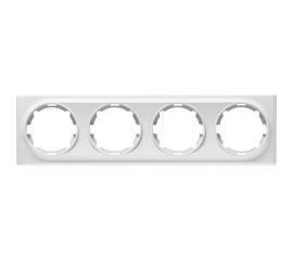 Рамка на 4 прибора OneKeyElectro цвет белый 1E52401300 2172785 