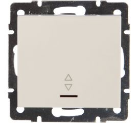 Проходной выключатель с подсветкой LEZARD RAIN белый 703-0288-114 