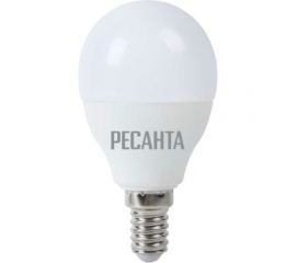Светодиодная лампа Ресанта LL-R-G45-7W-230-4K-E27 шар, 7Вт, нейтральный, Е27 76/1/73 