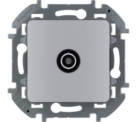 Розетка TV Legrand - «звезда» - 2 дБ - 0-2400 мГц - INSPIRIA - алюминий 673852 