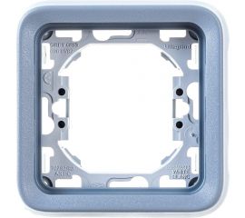 Рамка Legrand 1-м Plexo с суппортом, серая Leg 069681 125009 