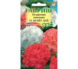 Семена ГАВРИШ Пеларгония Брайт дей зональная 4 шт 10006722 