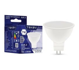 Светодиодная лампа TOKOV ELECTRIC 7Вт Soffit 4000К GU5,3 176-264В TKE-MR16-GU5,3-7-4K 