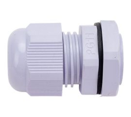 Сальник STEKKER pg11 диаметр проводника 5-10 мм , ip54, серый (diy упаковка 2 шт), 49376 