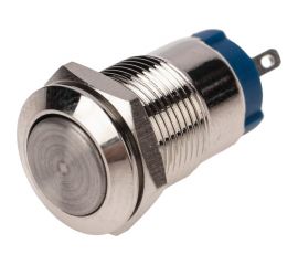 Антивандальная кнопка REXANT o12, с фиксацией, 2с, off-(on), выпуклая, (a12-b2) 36-3152 