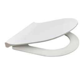 Сиденье Berges дюропласт Okus Slim SO, микролифт, быстросъем, металл 019603 