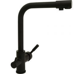 Смеситель для кухни SANTREK AQUA-1002 ""PRESTIGE"" (SAP-1002) d-35 с подключением фильтра питьевой воды, черный 283069 
