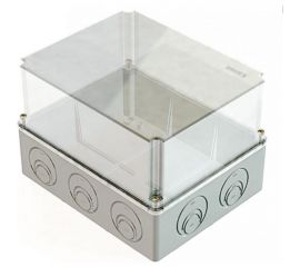 Приборная коробка GREENEL наружного монтажа 240х195х165мм с монтажной платой IP55 GE41348 