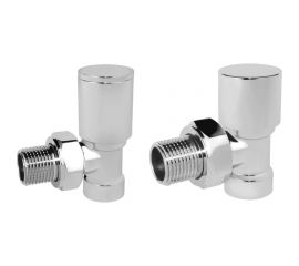 Комплект подключения радиатора VIVALDO угловой 1/2" хром в блистере ARV-CR 