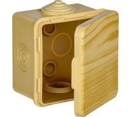 Распаячная коробка IEK км для о/п d=85x40мм ip54 4 вв. сосна UKO21-085-040-000-K34-54 