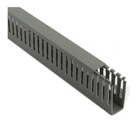 Перфорированный самоклеящийся кабель-канал REXANT 40x60 серый (паз 5мм, зуб 7мм) 2 м 28-5016 