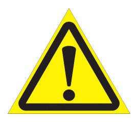 Знак ""внимание опасность (прочие опасности)"" Стандарт Знак w09, 200 мм, пленка пп 00-00024322 