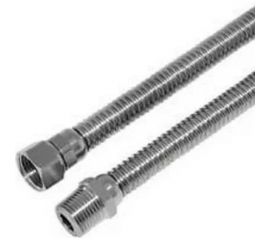 Гибкая подводка ГРЕЕРС Г-Ш шланг сильф SS 1/2"",1 м 