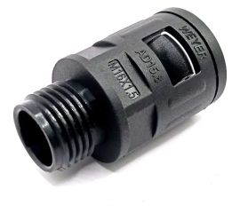 Муфта для гофрированных труб Weyer WQG-M16B/AD13.0 - коннектор прямой, нар. M16x1.5 WE0203500 
