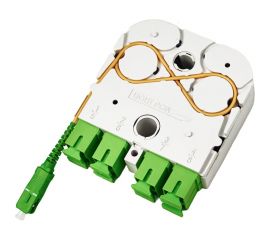 Универсальный сплиттерный модуль KSC LIGHT PON УСМ 1x4 SC/APC на 4 абонента KSC-USM-4 