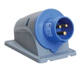 Стационарная вилка IEK ССИ-513 16А-6ч/200-250В 2Р+РЕ IP44 MAGNUM PSN51-016-3 