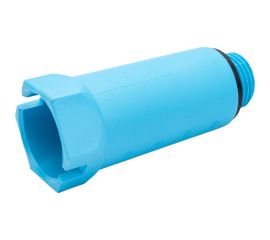 Монтажная заглушка Uni-Fitt Н 1/2"", с прокладкой, синяя 608B2000 